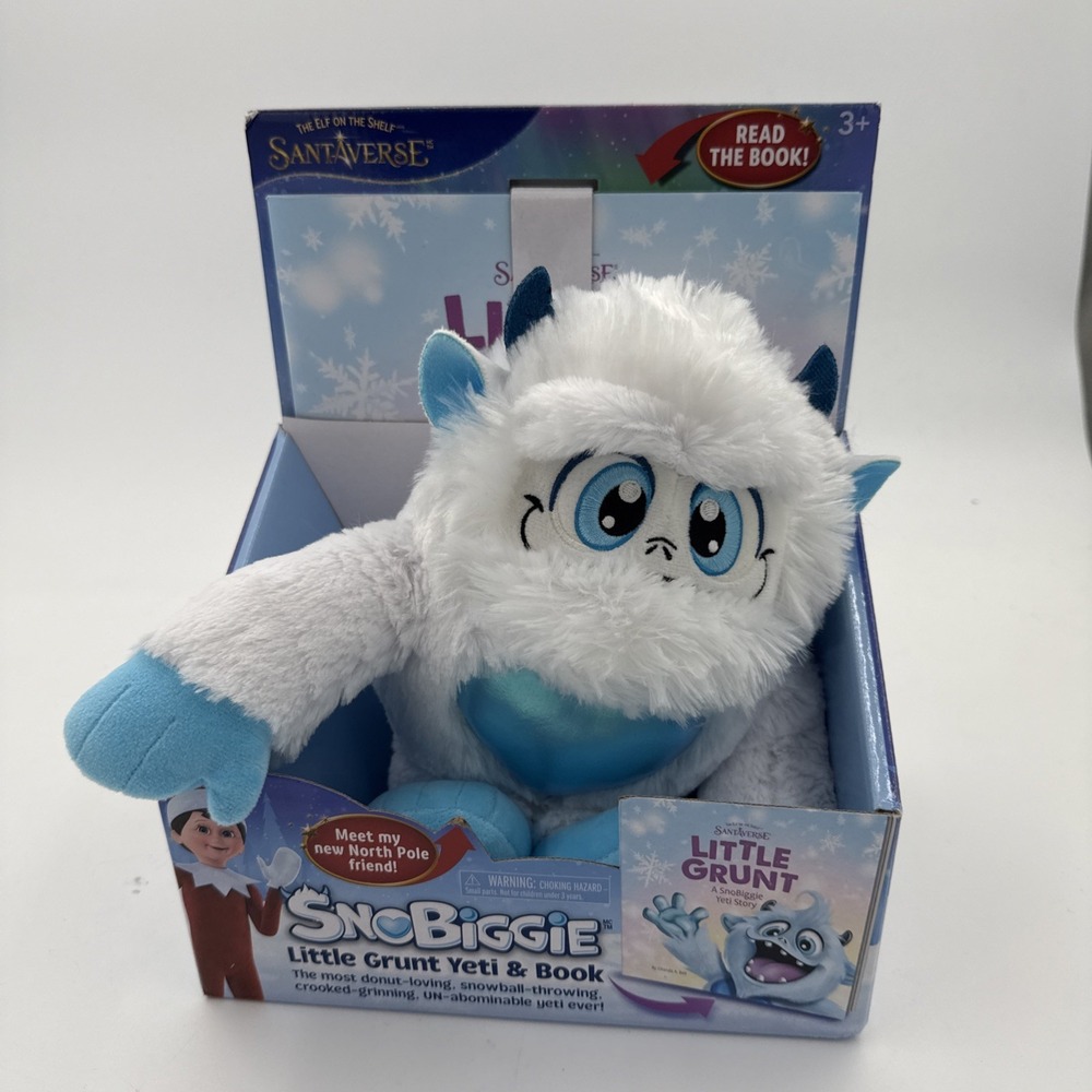 LumiStella Company Elf On The Shelf SnoBiggie Yeti & Book. BRAND NEW